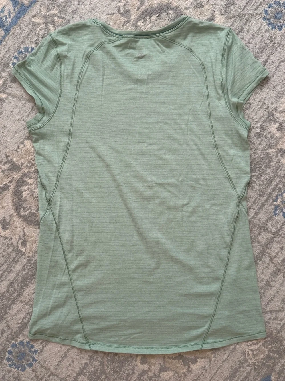 Lululemon Another Mile Short Sleeve Heathered Opal Green